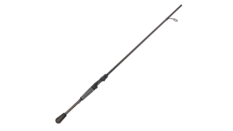 Lew’s TP2 Spinning Rod, 6ft 10in, 1-PC HM45 Graphite Rod w/ Medium  and Extra-Fast, Winn Dri-Tac Split-Grip, SoftTouch Reel Seat, No Foul Hook Keeper, Black/Gray, TP2610MXFS