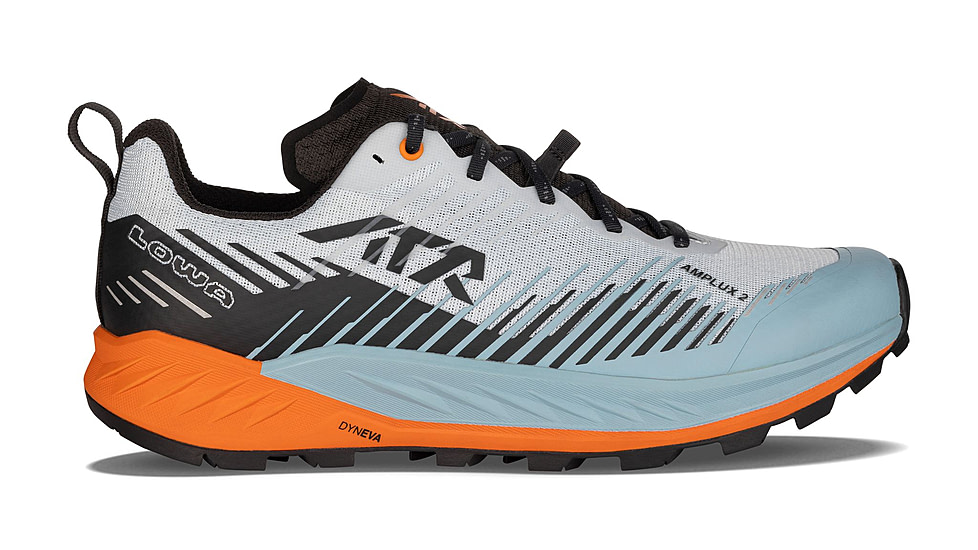 Lowa Amplux 2 Trailrunning Shoes - Mens, Misty Blue/Orange, 13, 197827045953
