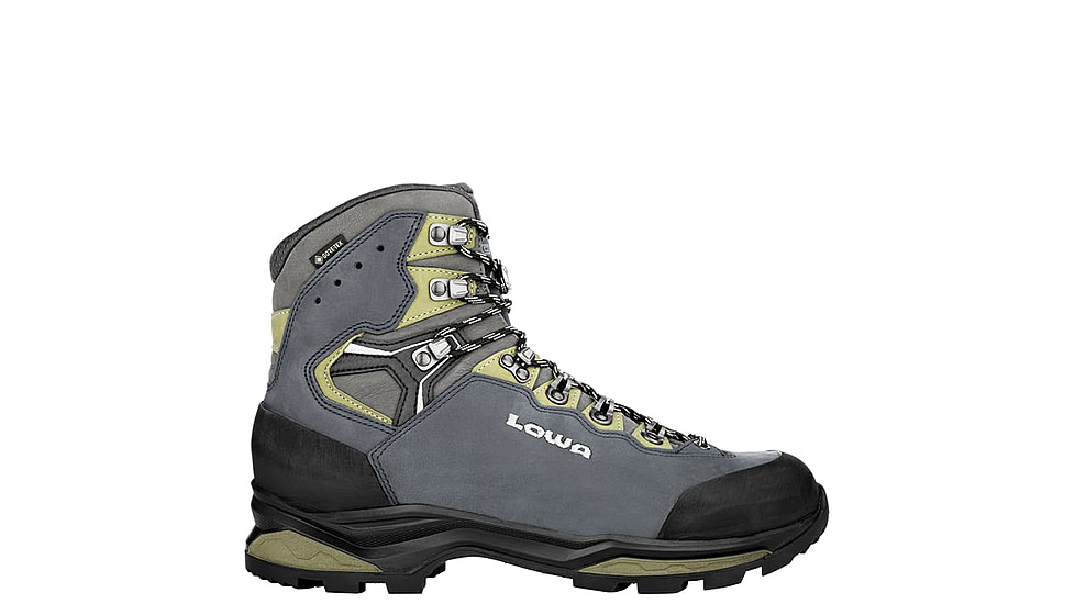 Lowa Camino Evo GTX - Mens, Steel Blue/Kiwi, 12, 197827017295
