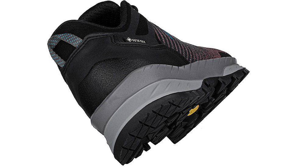 Lowa Carezza GTX Low Shoes - Womens, Black/Brown Rose, 8.5, 2200659931-BKBNRO-M-8.5