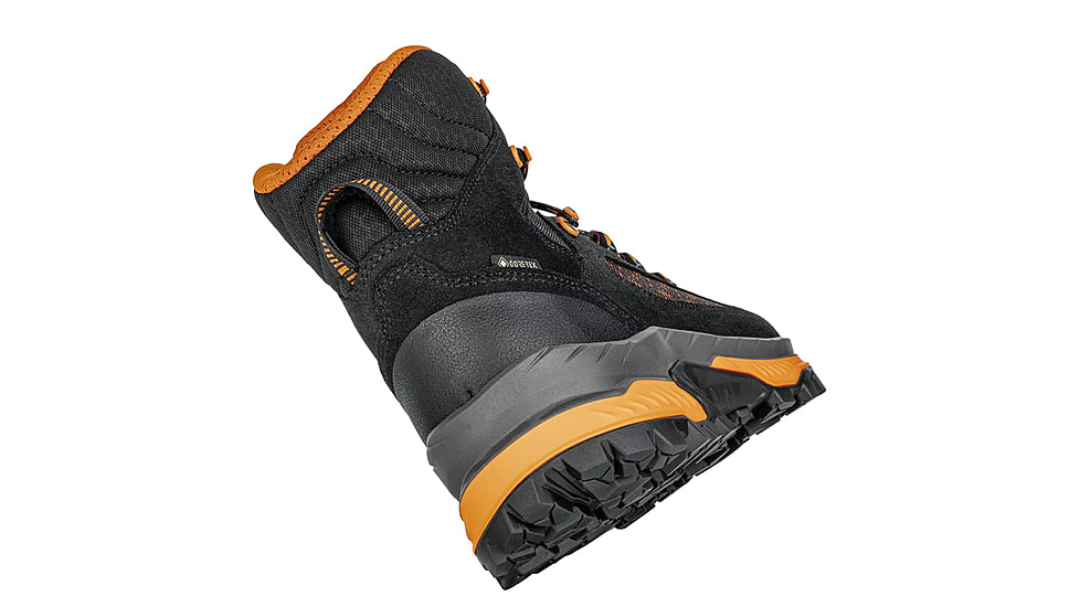 Lowa Corvara GTX Mid Boots - Mens, Black/Orange, 9.5, 2117310920-BLKORG-M095