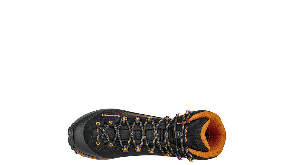 Lowa Corvara GTX Mid Boots - Mens, Black/Orange, 9.5, 2117310920-BLKORG-M095