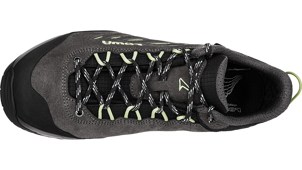 Lowa Delago GTX Lo Hiking Boots - Womens, Anthracite/Mint, Size 10, 2200939752-Anth/Mint-10