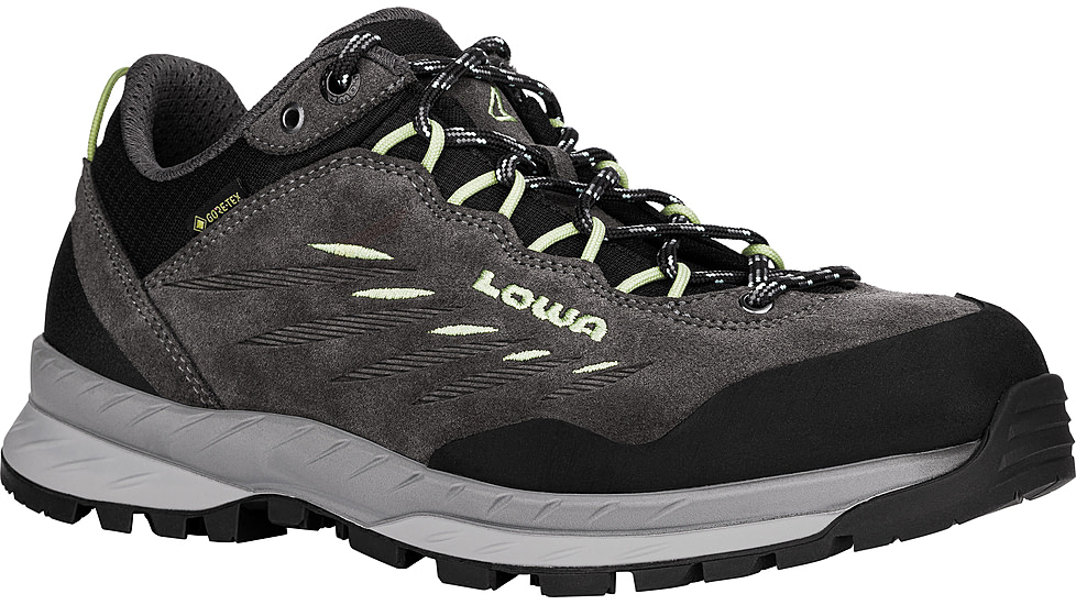 Lowa Delago GTX Lo Hiking Boots - Womens, Anthracite/Mint, Size 10, 2200939752-Anth/Mint-10