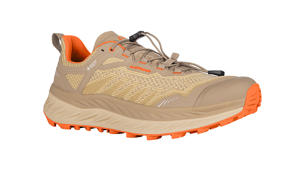 Lowa Fortux GTX Hiking Shoes - Mens, Dune/Flame, 8, 3108144854-DUNFLM-M080
