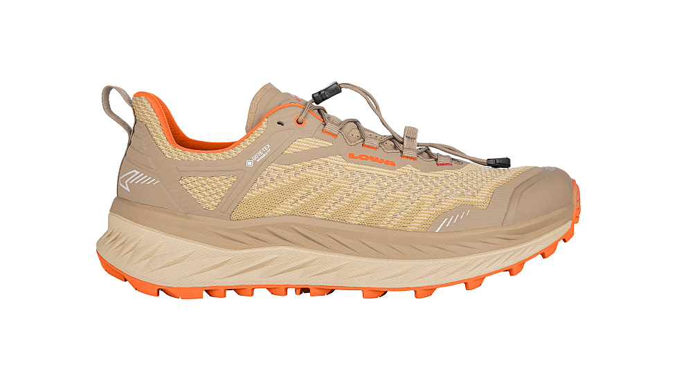 Lowa Fortux GTX Hiking Shoes - Mens, Dune/Flame, 8, 3108144854-DUNFLM-M080