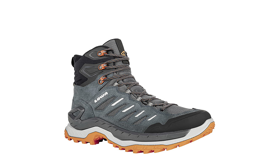 Lowa Innovo GTX Mid Hiking Shoes - Mens, Smoke Green/Flame, 10.5, 3113307954-SMGNFL-M105