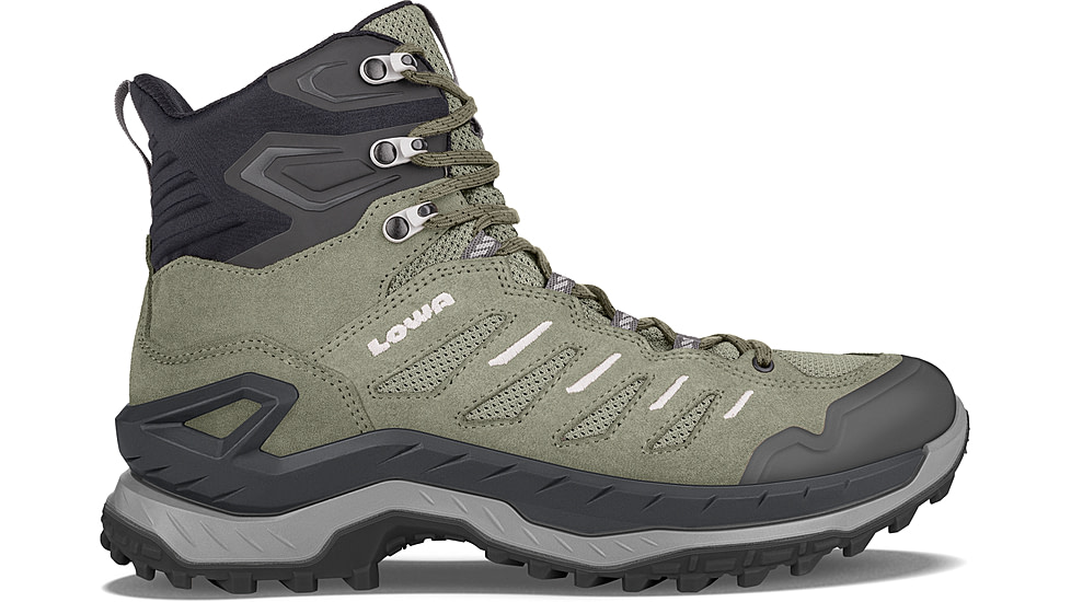 Lowa Innovo Mid Hiking Shoes - Mens, Seaweed/Grey, 7.5, 3113357403-SEWGRY-M075