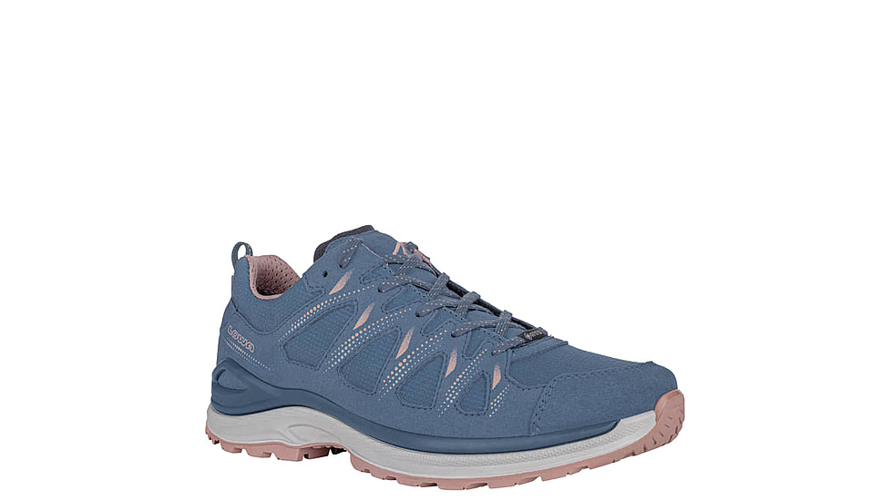 Lowa Innox Evo II GTX Hiking Shoes - Womens, Steel Blue/Brown Rose, 10, 3214177914-SBUBRO-M100