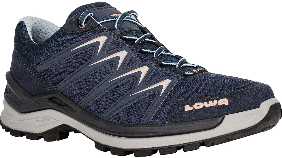 Lowa Innox Pro GTX Lo Shoes - Womens, Navy/Salmon, 6, Medium, 3207096959-NAVSAL-6