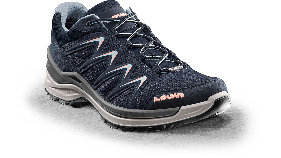 Lowa Innox Pro GTX Lo Shoes - Womens, Navy/Salmon, 6, Medium, 3207096959-NAVSAL-6