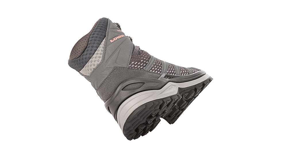 Lowa Lowa Innox Pro GTX Mid Hiking Shoes - Womens, Anthracite/Rose, 7, 3207039707-ANTROS-M-7