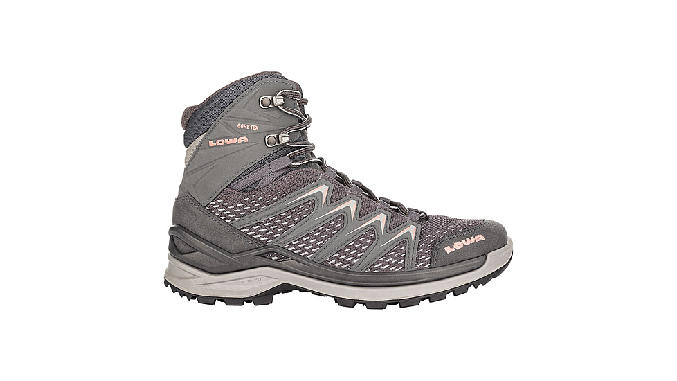 Lowa Lowa Innox Pro GTX Mid Hiking Shoes - Womens, Anthracite/Rose, 7, 3207039707-ANTROS-M-7