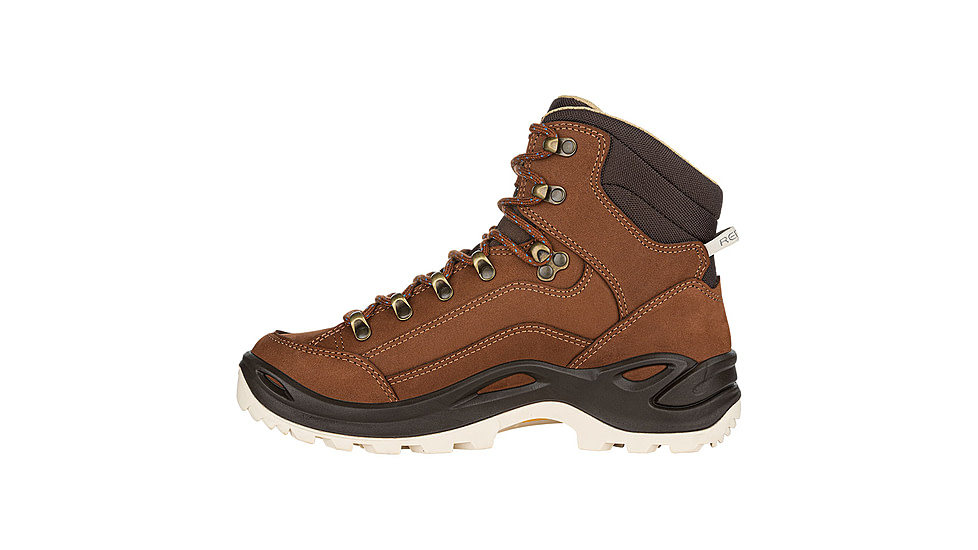 Lowa Lowa Renegade GTX Mid Hiking Shoes - Womens, Mahogany/Navy, 9.5, 3209454747-MAHNAV-M-9.5