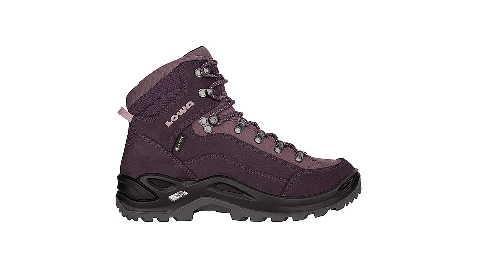 Lowa Lowa Renegade GTX Mid Hiking Shoes - Womens, Prune/Mauve, 7.5, 3209455534-PRNMVE-M-7.5