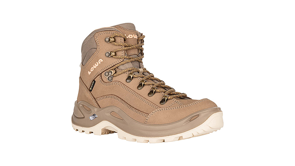 Lowa Lowa Renegade GTX Mid Hiking Shoes - Womens, Sand/Apricot, 8.5, 3209454317-SNDAPR-M-8.5