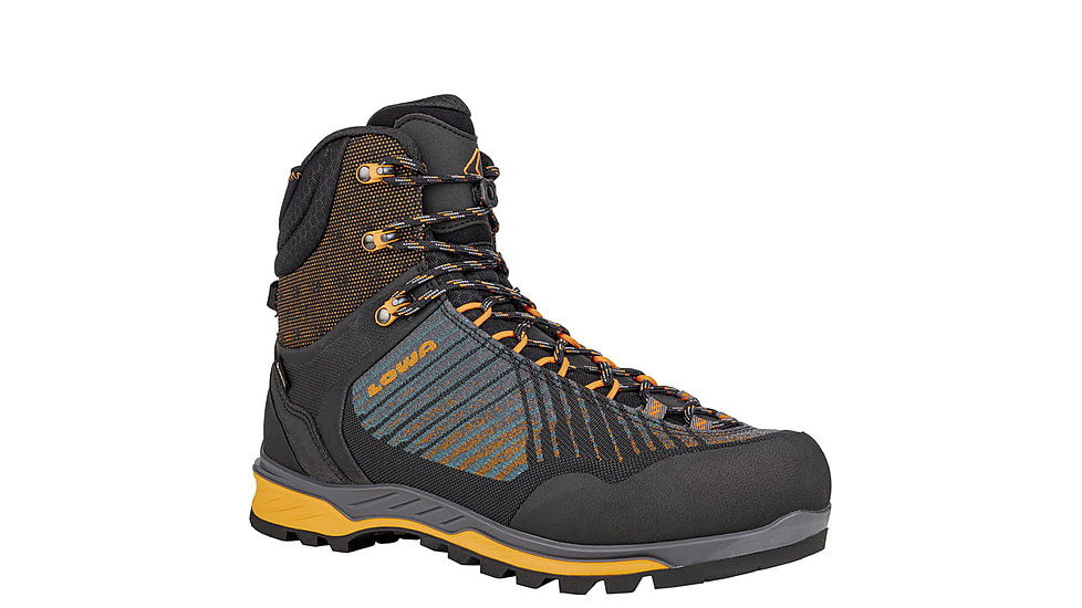 Lowa Mangart GTX Mid Hiking Shoes - Mens, Anthracite/Flame, 7.5, 2110867935-ANTFLM-M075