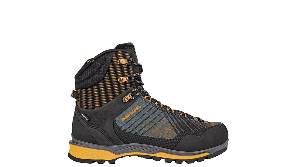 Lowa Mangart GTX Mid Hiking Shoes - Mens, Anthracite/Flame, 7.5, 2110867935-ANTFLM-M075