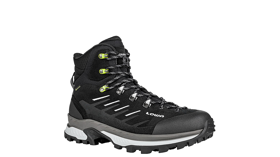 Lowa Randir GTX Mid Hiking Shoes - Mens, Black/Grey, 10, 2117709930-BLKGRY-M100