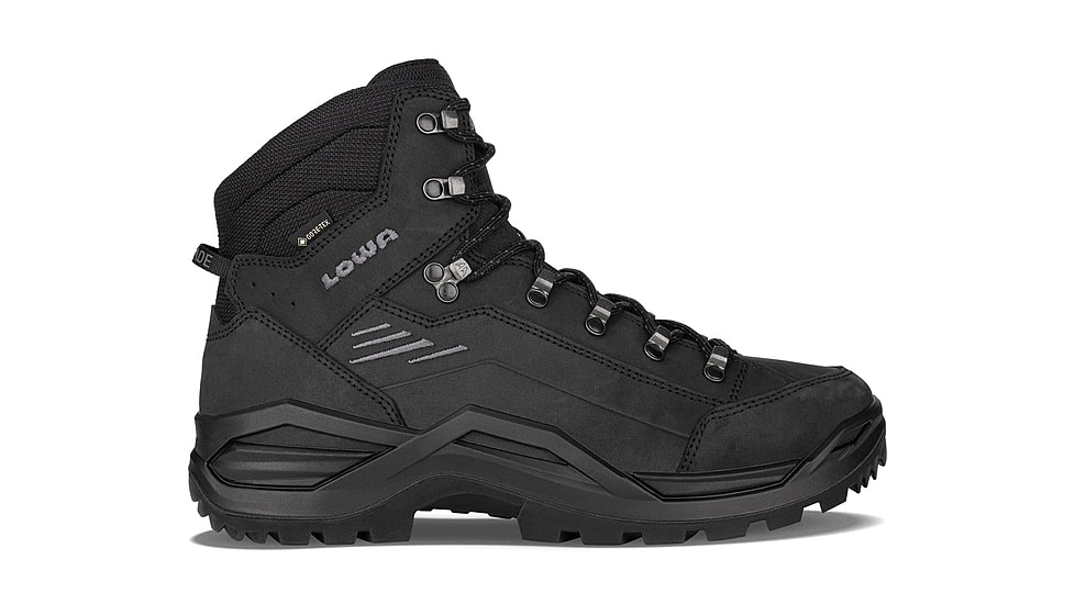 Lowa Renegade Evo GTX Mid Hiking Boots - Mens, Deep Black, 8, 197827010937