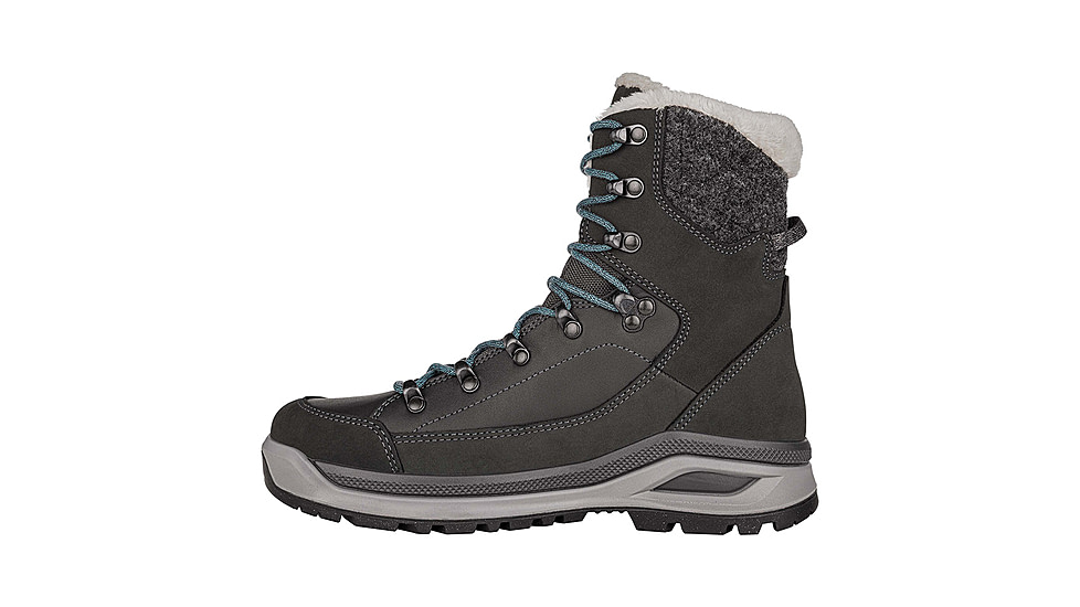 Lowa Renegade Evo Ice GTX Winter Shoes - Womens, Anthracite/Petrol, 7, 4209509776-ANTPET-M-7