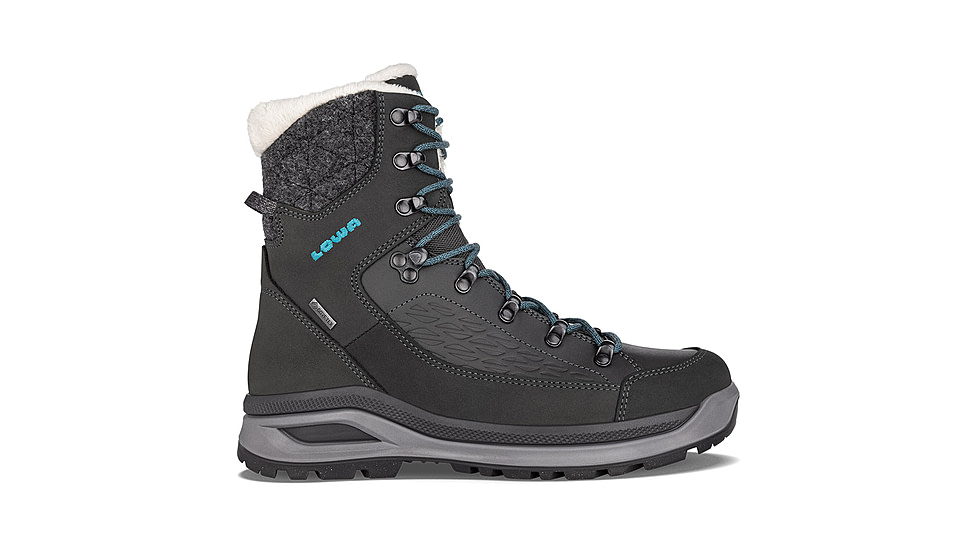 Lowa Renegade Evo Ice GTX Winter Shoes - Womens, Anthracite/Petrol, 7, 4209509776-ANTPET-M-7