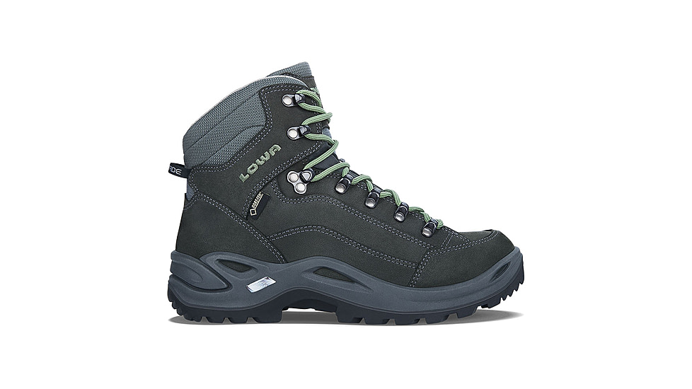 Lowa Renegade GTX Mid Hiking Shoes - Womens, Graphite/Jade, 7 US, Medium, 3209459781-GRPJAD-7 US
