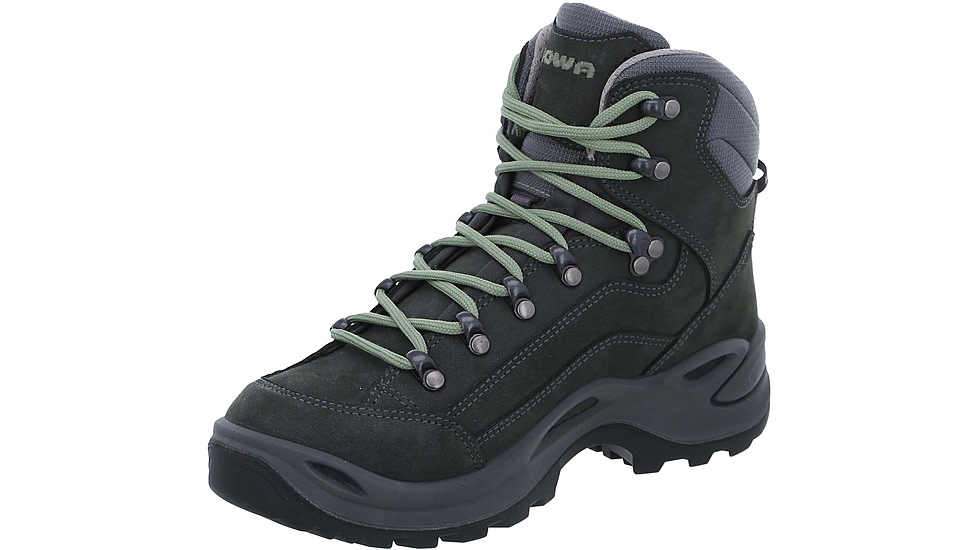 Lowa Renegade GTX Mid Hiking Shoes - Womens, Graphite/Jade, 7 US, Medium, 3209459781-GRPJAD-7 US