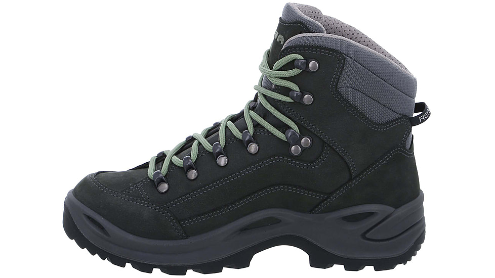 Lowa Renegade GTX Mid Hiking Shoes - Womens, Graphite/Jade, 7 US, Medium, 3209459781-GRPJAD-7 US