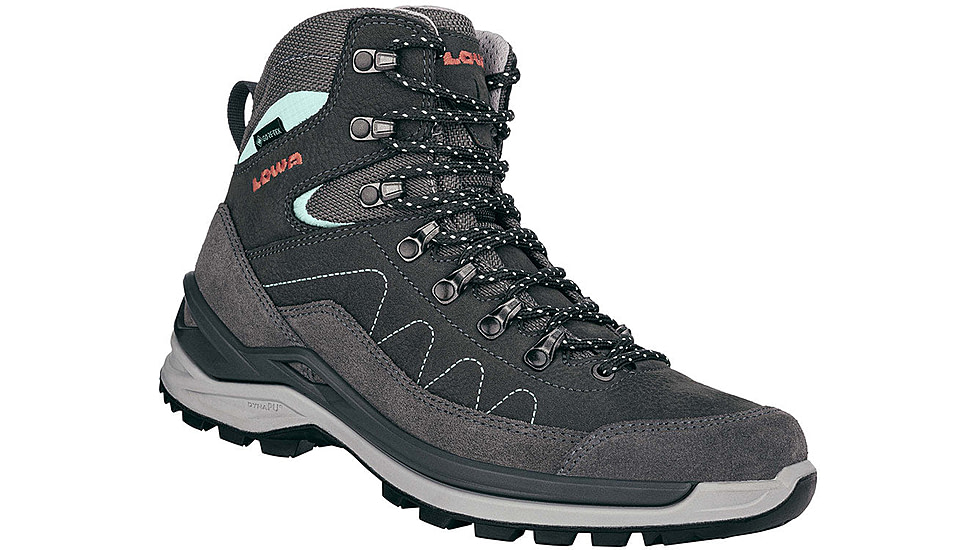 Lowa Toro Pro GTX Mid Shoes - Womens, Graphite/Jade, 7.5, 3207699781-GRPJAD-M-7.5