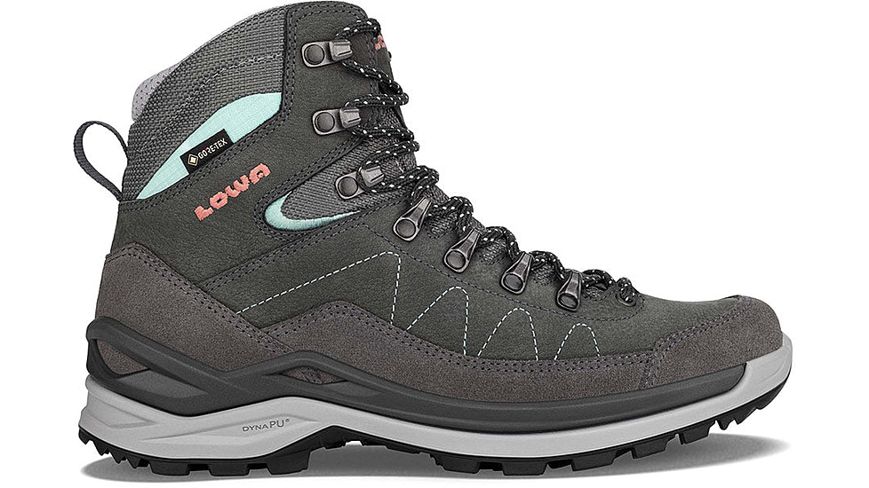 Lowa Toro Pro GTX Mid Shoes - Womens, Graphite/Jade, 7.5, 3207699781-GRPJAD-M-7.5