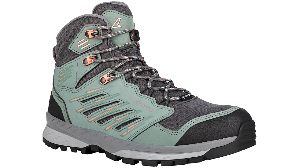 Lowa Trek Evo GTX Mid - Womens, Smoke Green/Melon, 7.5, 2207437962-SMGNME-M075