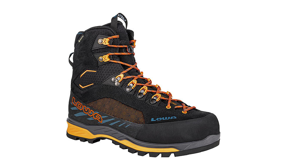 Lowa Vajolet GTX Mid Hiking Shoes - Mens, Black/Flame, 9, 2110859960-BLKFLM-M090