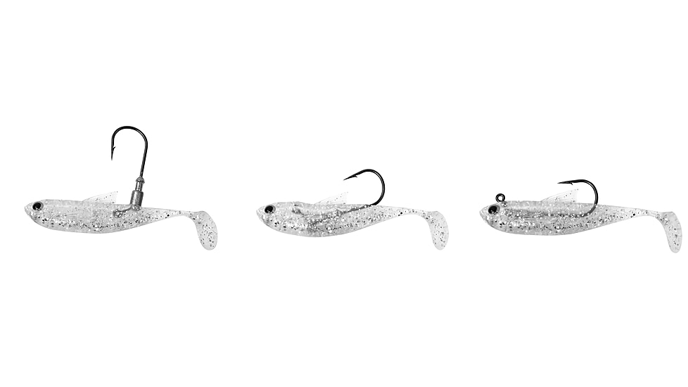 Lunkerhunt Bait Shifter Minnow Kit Minnow, 1, 3.5in, Ice, BMIN02