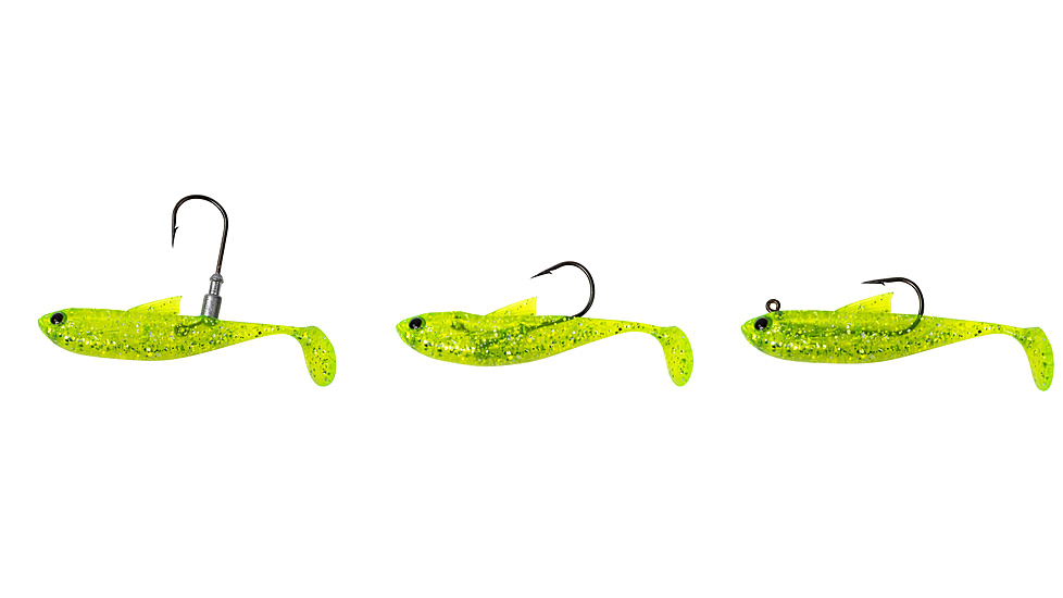 Lunkerhunt Bait Shifter Minnow Kit Minnow, 1, 3.5in, Nitro Glow, BMIN04