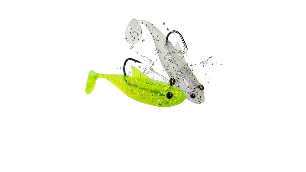 Lunkerhunt Bait Shifter Minnow Kit Minnow, 1, 3.5in, Nitro Glow, BMIN04