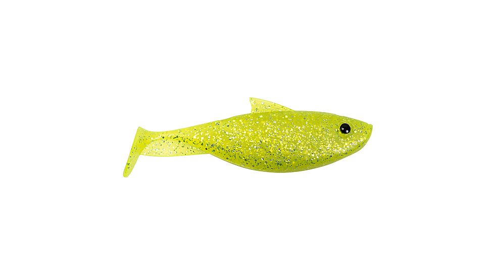 Lunkerhunt Bait Shifter Shad, 5, 4in, Nitro Glow, BSHAD504