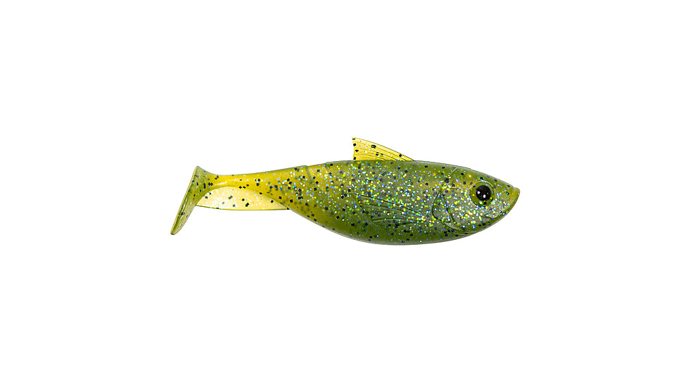 Lunkerhunt Bait Shifter Shad, 5, 4in, Sexy Melon, BSHAD506
