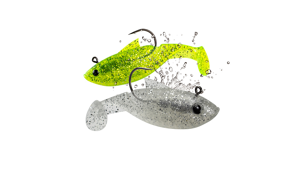 Lunkerhunt Bait Shifter Kit Shad, 1, 4in, Nitro Glow, BSHAD04