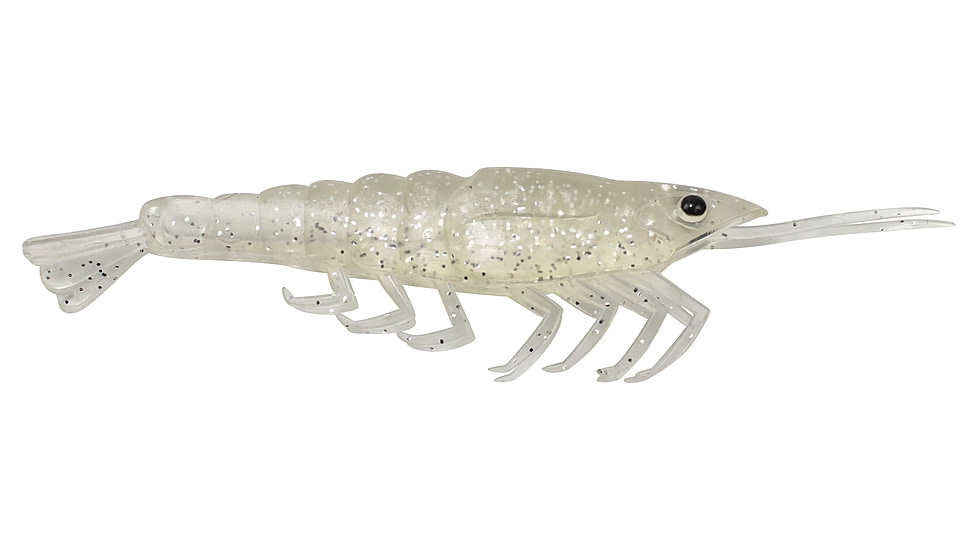 Lunkerhunt Bait Shifter Shrimp - 5 Pack, Ice, 1/8 oz, BSHRIMP502