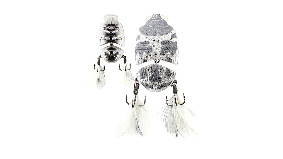 Lunkerhunt Battle Beetle Bait, Ash, 2.25in &amp; 5/8 oz, BEET05