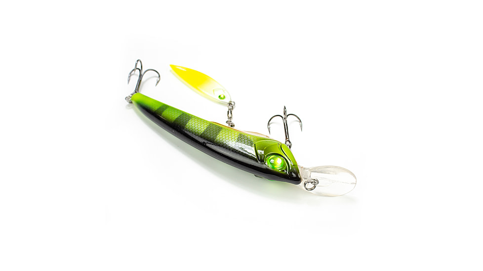 Lunkerhunt Boshi Blade Bait, Fire Tiger, 4.3in &amp; 5/8 oz, UNSPJKB08