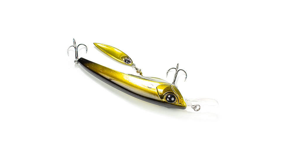 Lunkerhunt Boshi Blade Bait, Golden, 4.3in &amp; 5/8 oz, UNSPJKB05