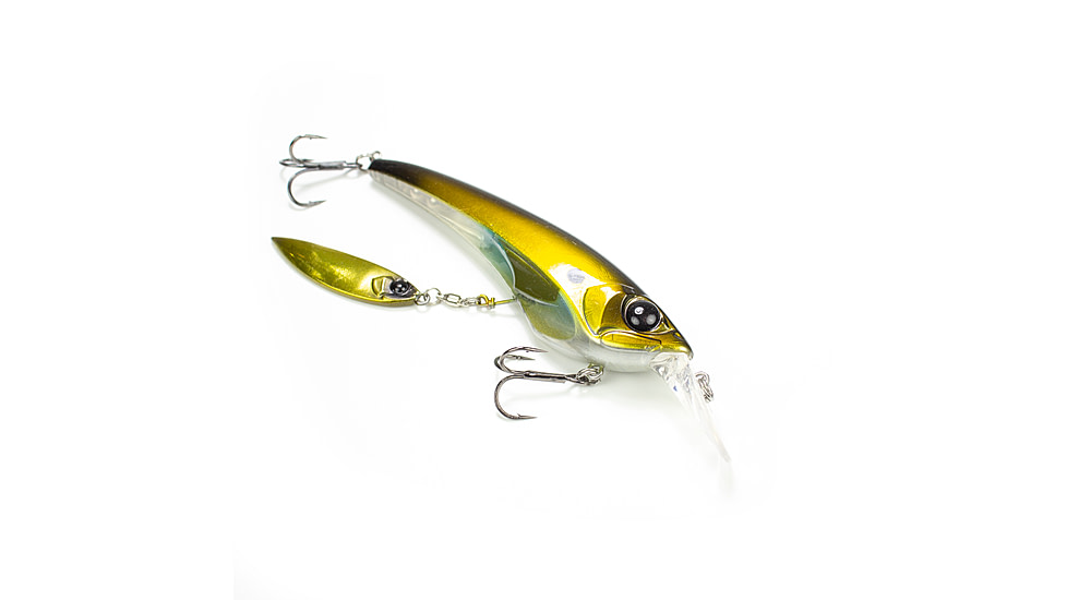 Lunkerhunt Boshi Blade Bait, Golden, 4.3in &amp; 5/8 oz, UNSPJKB05