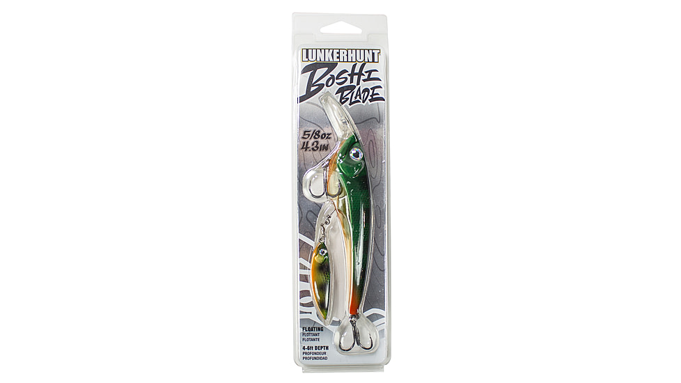 Lunkerhunt Boshi Blade Bait, Jumbo, 4.3in &amp; 5/8 oz, UNSPJKB03