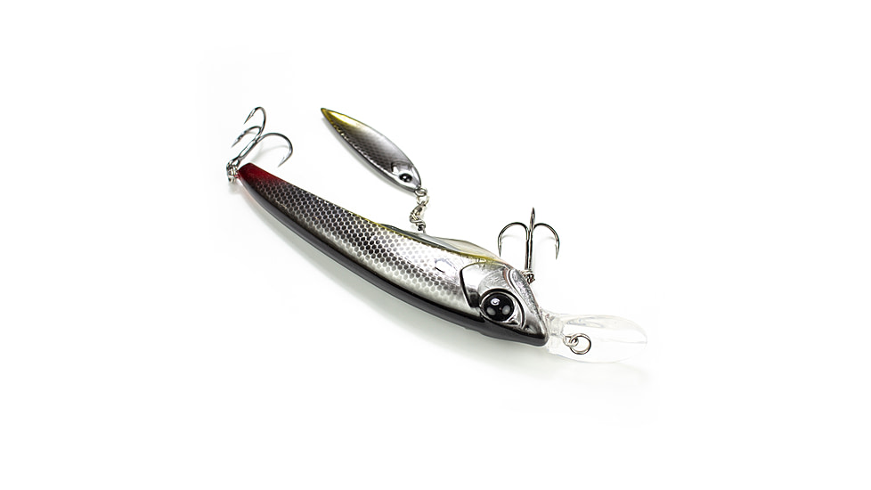 Lunkerhunt Boshi Blade Bait, Silver Side, 4.3in &amp; 5/8 oz, UNSPJKB02