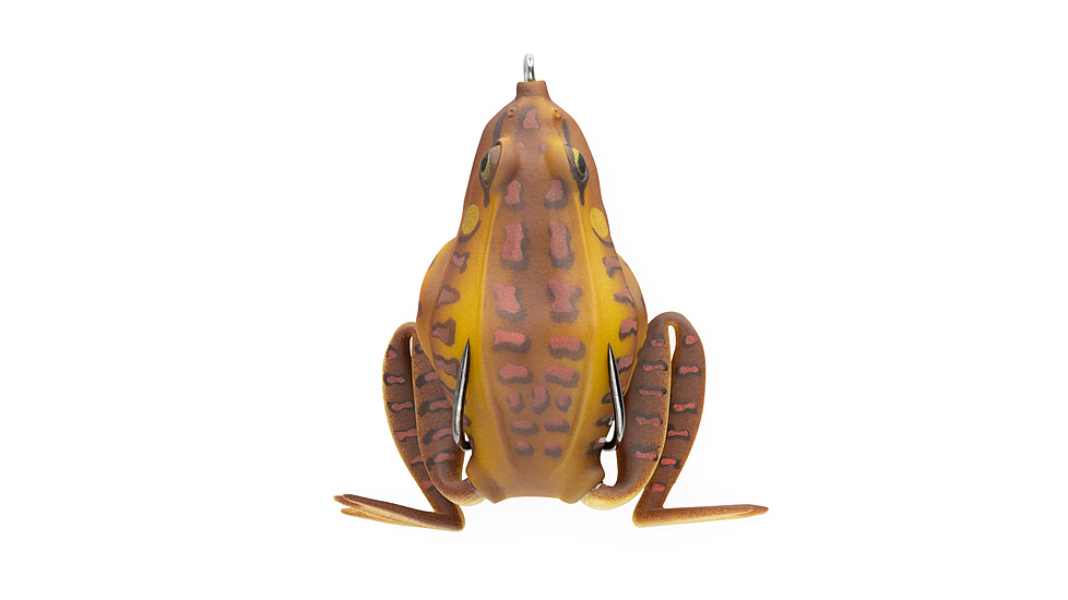 Lunkerhunt Combat Frog Bait Topwater, 1, 2.5in, Cane, CF02