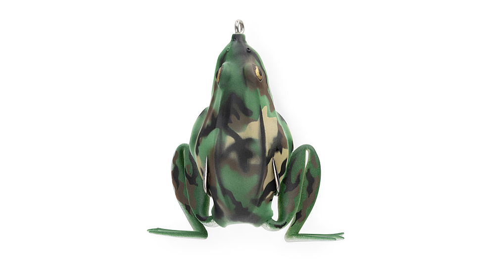 Lunkerhunt Combat Frog Bait Topwater, 1, 2.5in, Fox Trot, CF04