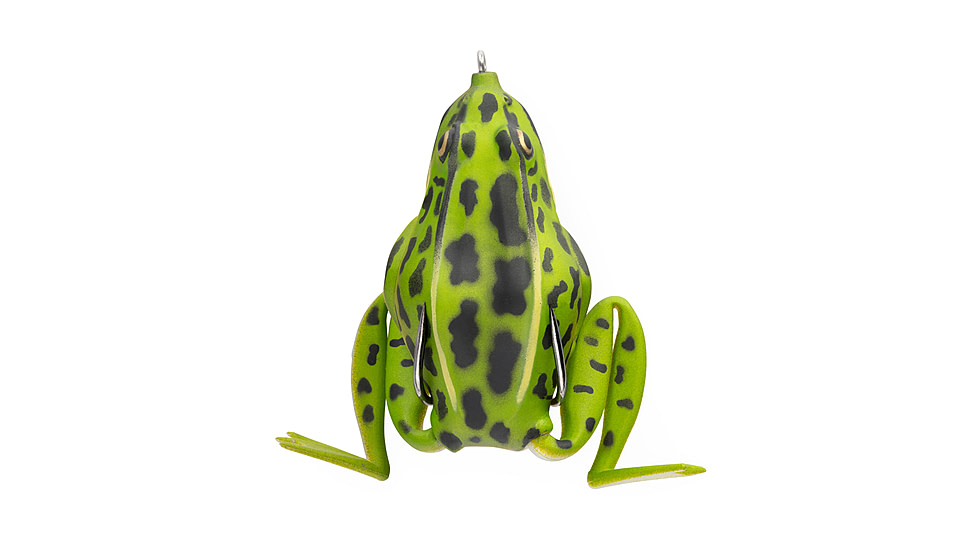 Lunkerhunt Combat Frog Bait Topwater, 1, 2.5in, Green Tea, CF08