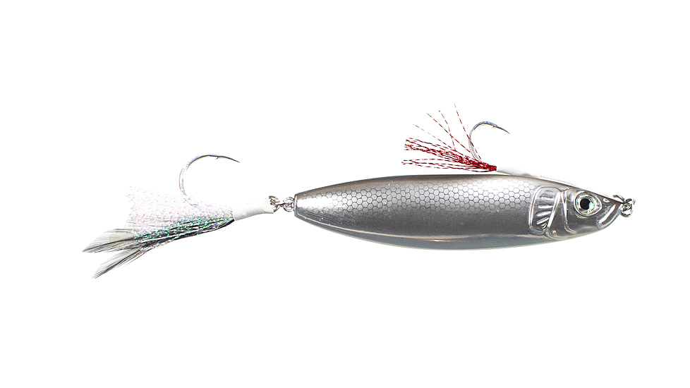 Lunkerhunt Crasher Jig, Silver Side, 4in &amp; 2 oz, CJ104